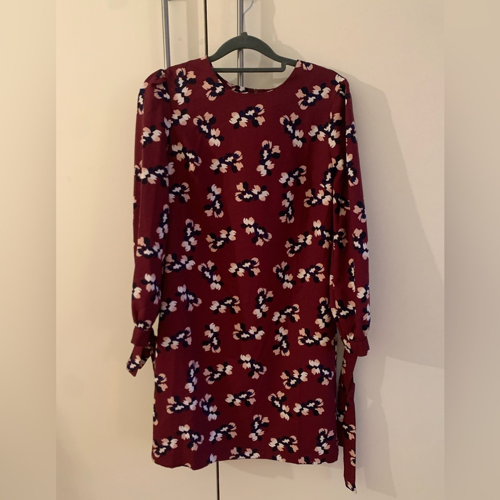 Banana Republic Work Dress Maroon